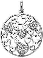 Colgante Julie Julsen Mujer Ciondoli in Plata Zirconia JJPE0274.1